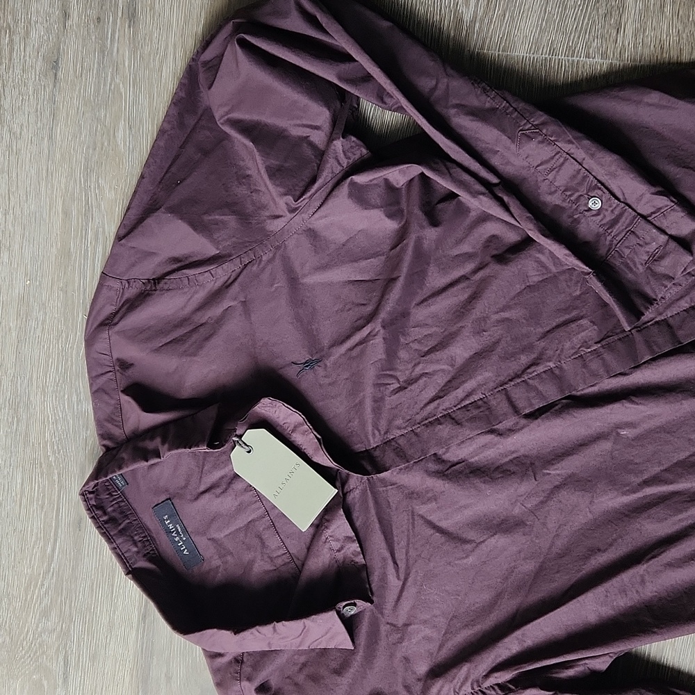 Allsaints mens button up